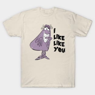 I "LIKE" like you Vintage Style - Distressed T-Shirt